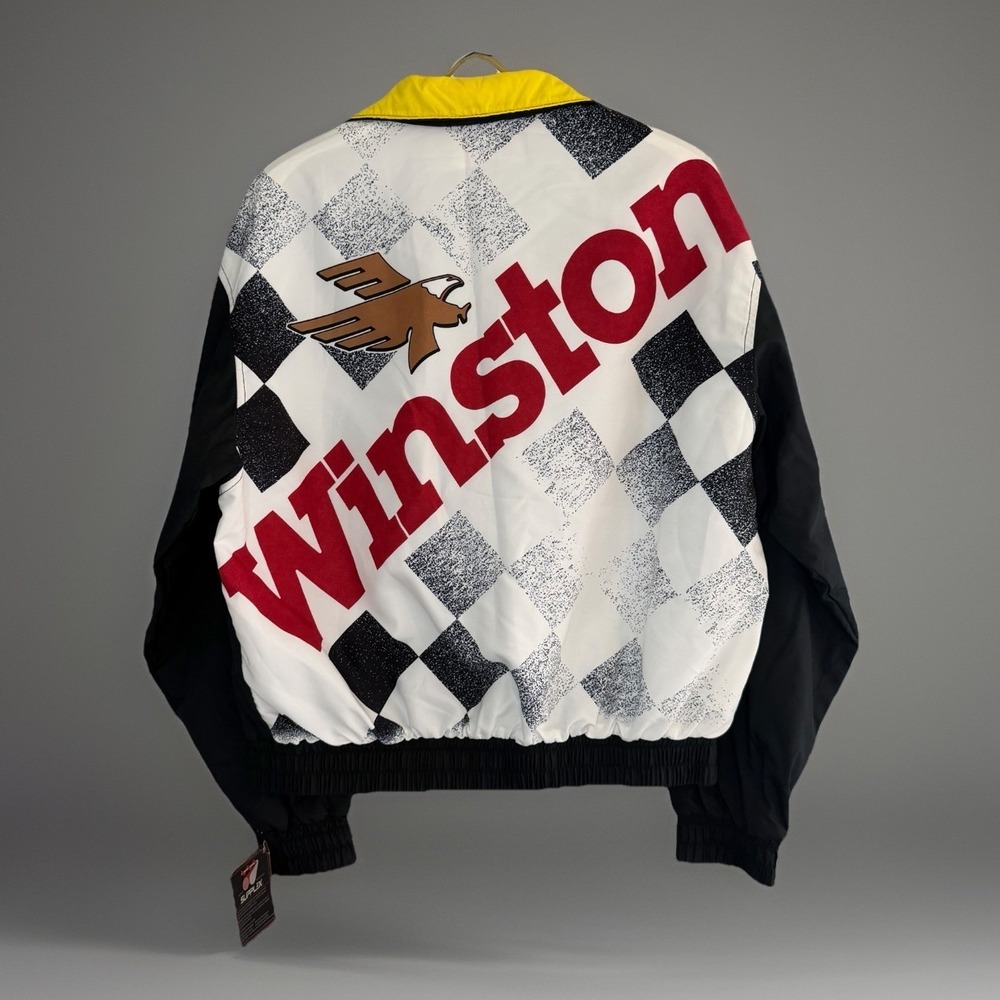 NWT Vtg 80S 90S NASCAR WINSTON CUP SERIES Swingster Nylon Windbreaker Jacket L